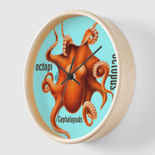 Personalized Peacock Chandelier Clock