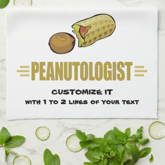 Personalized Peanut Towel (Folded)