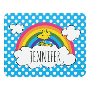 Personalized Peanuts Woodstock   Add Your Name Door Sign