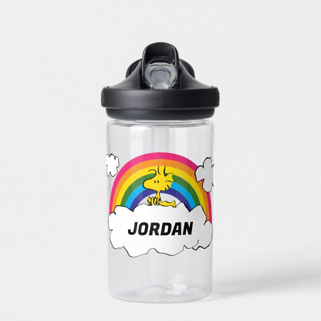 Personalized Peanuts Woodstock | Add Your Name Water Bottle (Front)