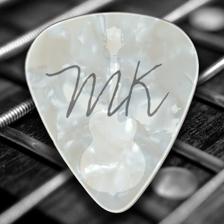 Personalized Pearl Celluloid Guitar Pick