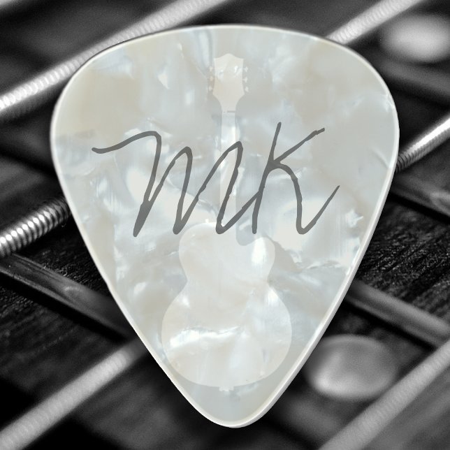 personalized pearl celluloid guitar pick (Creator Uploaded)