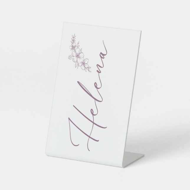 Personalized Pedestal Sign (Front)