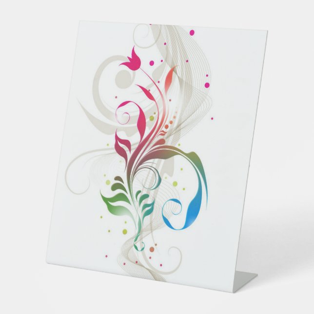  Personalized Pedestal Signs for Events (Front)