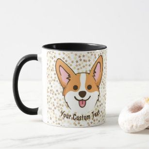 Personalized Pembroke Welsh Corgi Puppy Dog Stars Mug