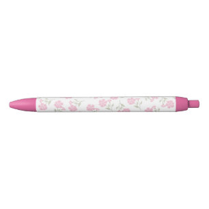 personalized pen, flowers, ballpoint pen