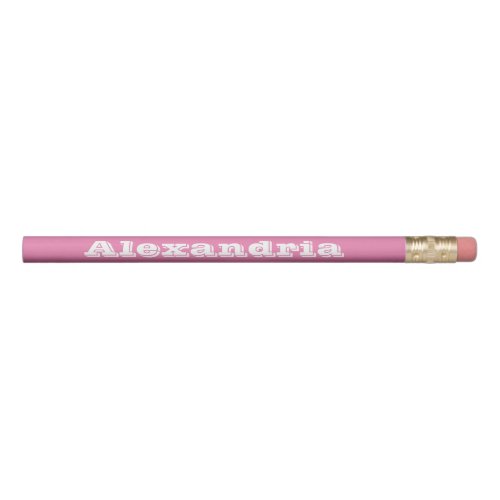 Personalized Pencil