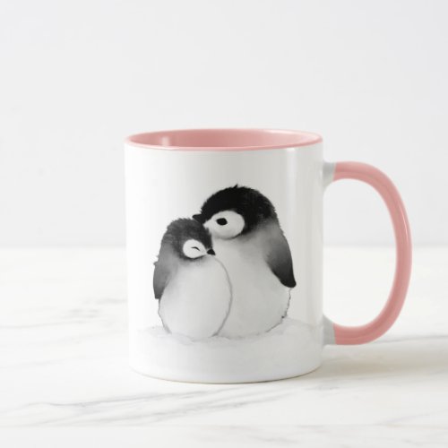 Personalized penguin mug