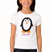 Personalized Penguin Shirt for Girls
