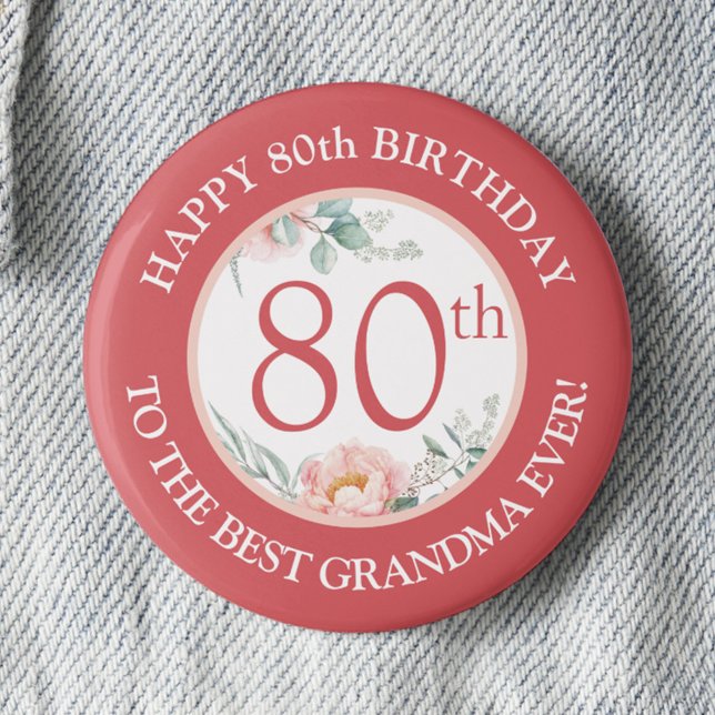 Personalized Peony Birthday Pin (Creator Uploaded)