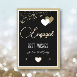 Personalized! Perfect Couples Engagement Card