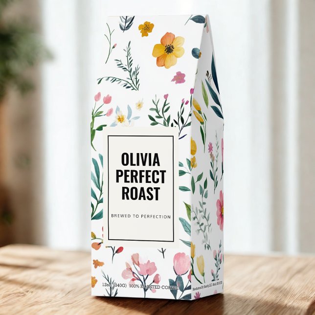 Personalized Perfect Roast Floral  Roasted Coffee (Creator Uploaded)