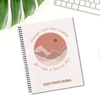 Personalized Perhaps You Were Created Christian Notebook