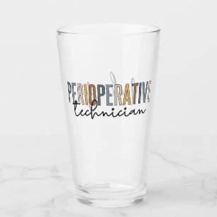 Personalized Perioperative Technician Glass