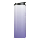 Personalized Periwinkle and White Ombre Thermal Tumbler (Rotated Left)
