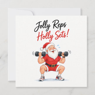 Personalized Personal Trainer Funny Christmas Card