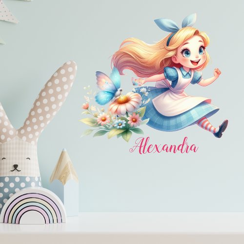 Personalized Personalized Alice in Wonderland Wall Decal