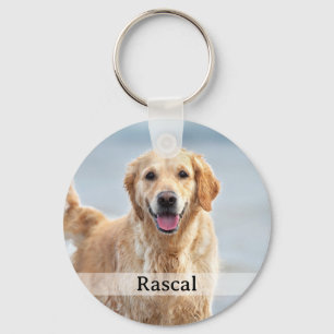 Personalized Pet 2 Photo Keepsake Pet Lover Keychain
