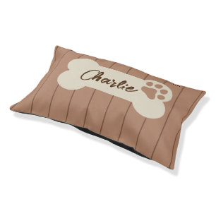 Personalized Pet Bed Cushion with Zipper Custom 