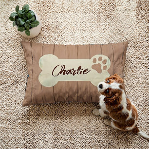 Personalized Pet Bed Cushion with Zipper Custom 