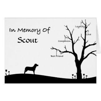 Personalized Pet Bereavement Sympathy Card
