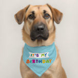 Personalized Pet Birthday Bandana Dog Cat Bandana  Pet Bandana Collar<br><div class="desc">Celebrate your furry friend’s special day with this customizable pet birthday bandana! Perfect for dogs or cats, this adorable bandana collar adds festive flair to photos, parties, or everyday wear. Personalize with your pet’s name, age, or fun message. Soft, durable, and easy to adjust. Great for birthdays, adoption anniversaries, or...</div>