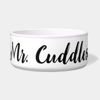 Personalized Pet Bowl by BlakCircleGirl at Zazzle