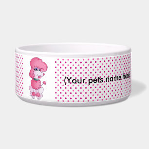 Personalized Pet Bowl/Poodle Bowl