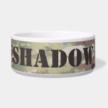 Personalized Pet Bowls Army OCP Camo Uniform Camof<br><div class="desc">Personalized Pet Bowls</div>