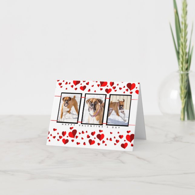 Personalized Pet Cards -Valentines Heart (Front)