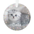 Personalized Pet Cat Meowy Christmas Holiday Photo