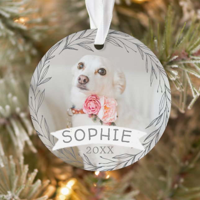 Personalized Pet Christmas Ornaments (Tree)