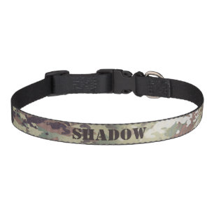 Personalized Pet Collar Army OCP Camo Uniform Camo