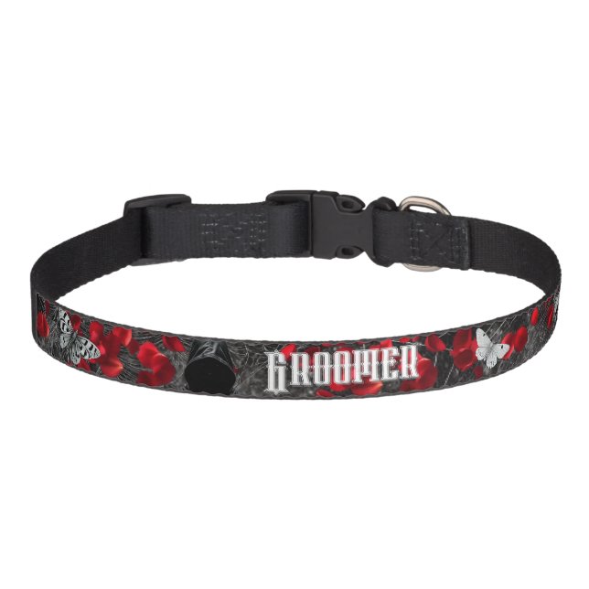 Personalized Pet Collar Haunting Adeline Zade Mead (Front)