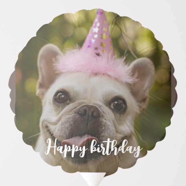  Personalized pet dog birthday  Balloon (Front)