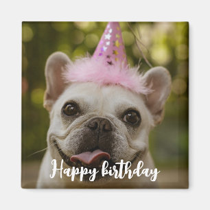  Personalized pet dog birthday  Magnet
