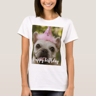  Personalized pet dog birthday  T-Shirt