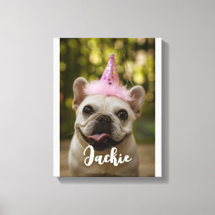 Personalized pet dog Canvas Print