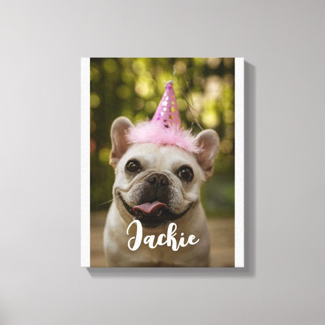  Personalized pet dog Canvas Print (Front)