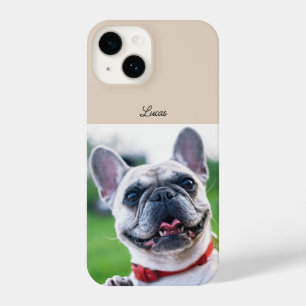 Personalized Pet Dog Cat Photo & Name iPhone 14 Case