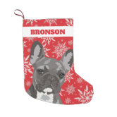 Funny Well Hung Red Stripe Large Christmas Stocking, Zazzle