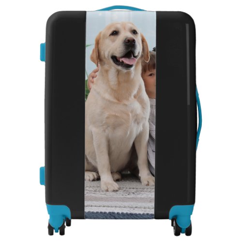 Personalized Pet Dog Lover Photo Luggage
