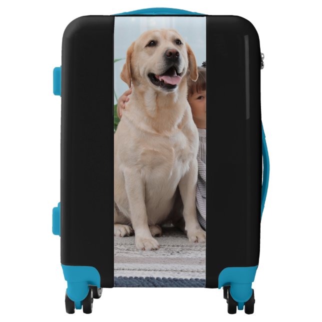Personalized Pet Dog Lover Photo Luggage (Front)