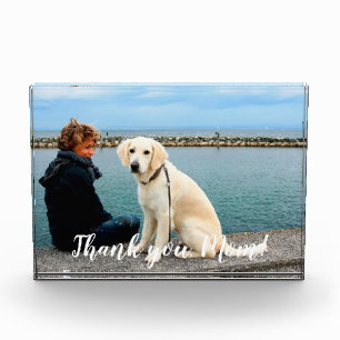 Personalized Pet Dog Mother's Day Photo Block