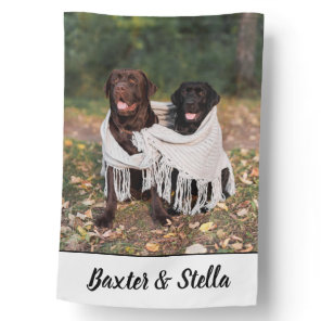 Personalized Pet Dog Photo Double-Sided Custom House Flag