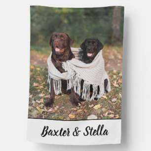 Personalized Pet Dog Photo Double-Sided Custom House Flag