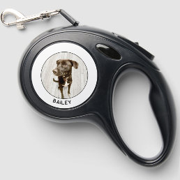 Personalized Pet Dog Photo Retractable Pet Leash