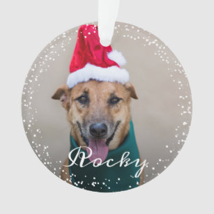 personalized dog ornaments photo