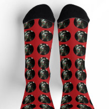 Personalized Pet Face cat lover dog lover Socks