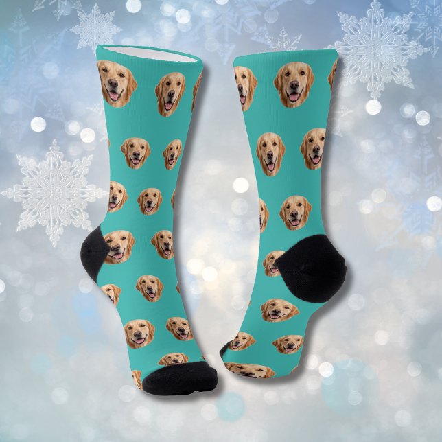 Personalized Pet Face Photo  Socks (Creator Uploaded)